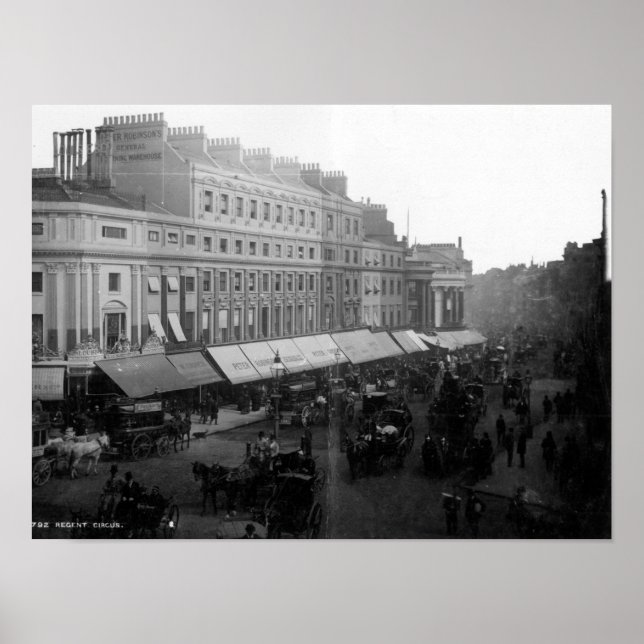 Regent Circus, London, c.1890 Poster (Vorne)