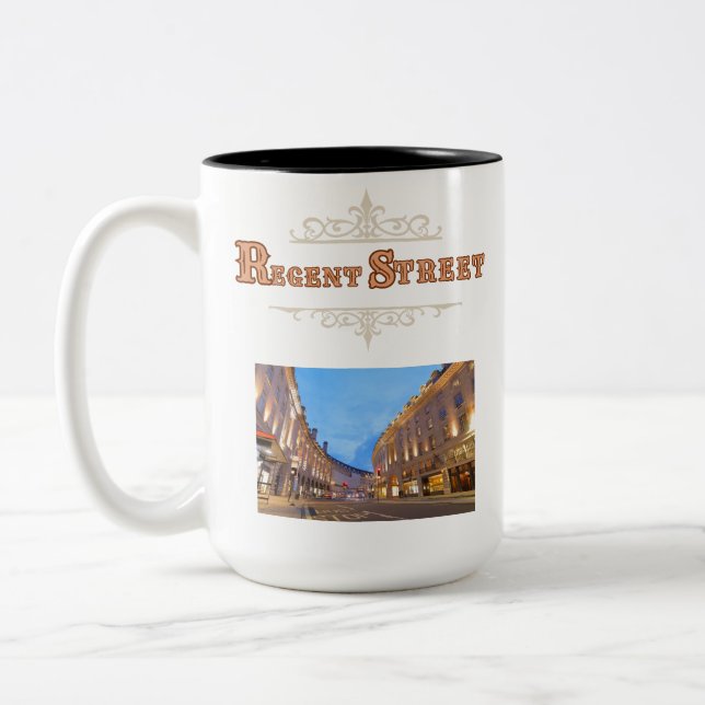 Regent Street 15 oz. Two Tone Mug (Gauche)
