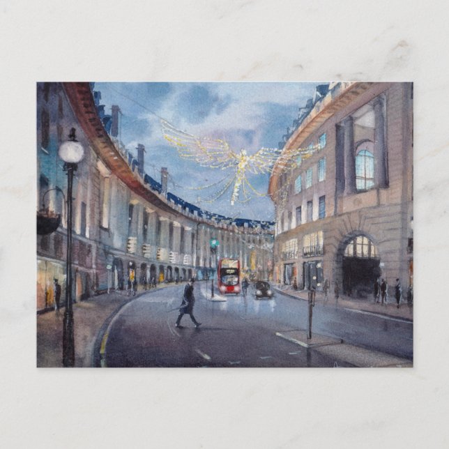 Regent Street, London Postkarte (Vorderseite)