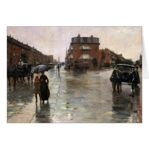 Regentag, Boston von Frederick Childe Hassam