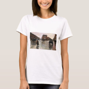 Regentag, Boston von Frederick Childe Hassam T-Shirt