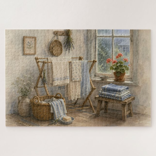 Regentag-Cottage-Wäscheraum (Horizontal)