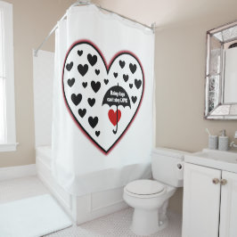 Regentage können Liebe nicht aufhalten Duschvorhang