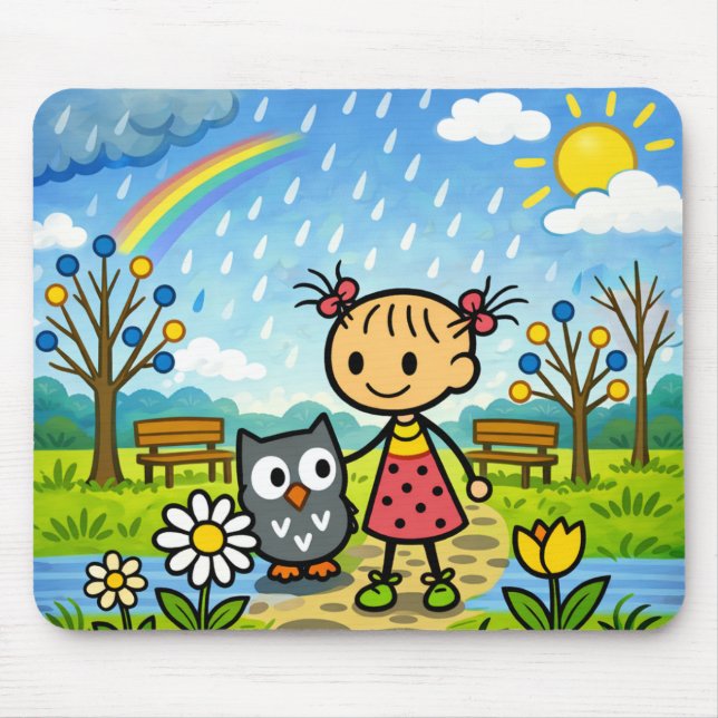 Regentage-Mauspad Mousepad (Vorne)