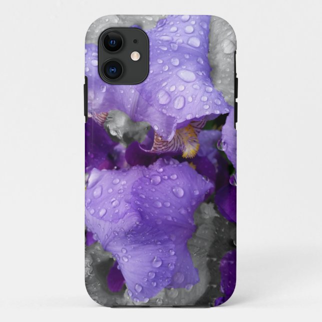 Regentropfen an Iris Case-Mate iPhone Hülle (Rückseite)