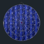 Regentropfen auf blauem Metall Dartscheibe<br><div class="desc">Raindrops with Stars on blue Metal , abstrakt, artdeco rainbowart, digital work by Krisi ArtKSZP . Weitere Produkte in Store Category >>> 3D, Abstrakt, Artdeco, Retro, Rainbowart >> Gemustert - Gemustert >>> Raindrops on blue Metal</div>