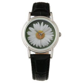 Regentropfen auf Blumenblättern Armbanduhr