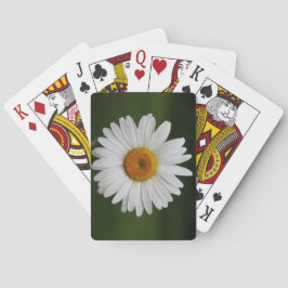 Regentropfen auf Blumenblättern Spielkarten