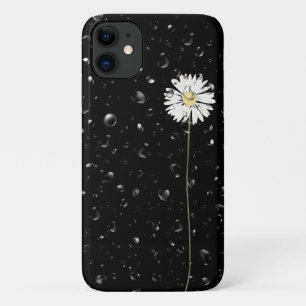 Regentropfen auf weißer Seite Case-Mate iPhone Hülle