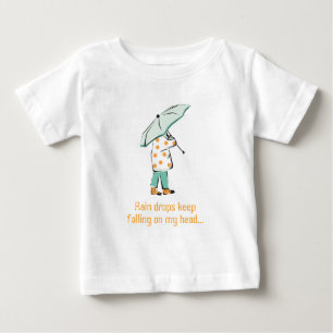 Regentropfen behalten das Fallen auf mein Haupt… Baby T-shirt