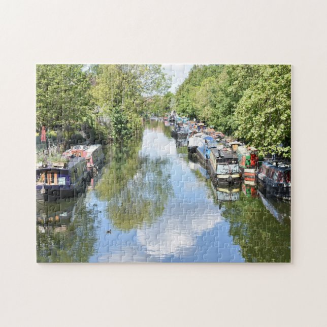 Regent's Canal Boats London Vereinigtes Königreich (Horizontal)