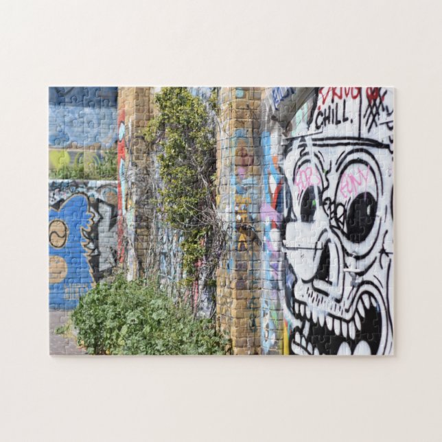 Regent's Canal Graffiti London England (Horizontal)