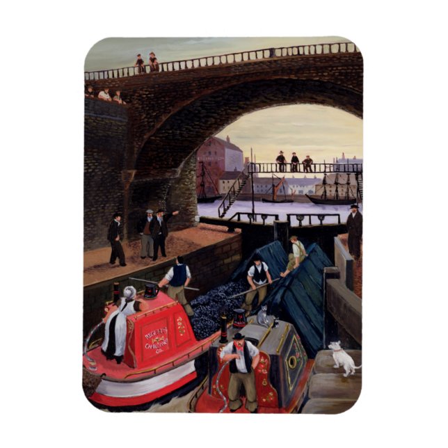 Regent's Canal Lock Magnet (Vertikal)