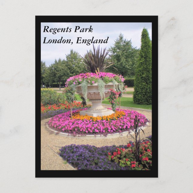 Regents Park, Londres, Angleterre carte postale (Devant)