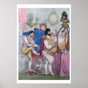 Regentschaft ein La Modus, 1812 (farbige Poster