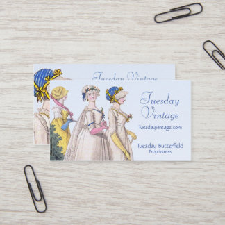 Regentschafts-Modegeck-Gewohnheits-Visitenkarten Visitenkarte