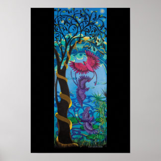 Regenvögel um 6.30 Uhr Poster