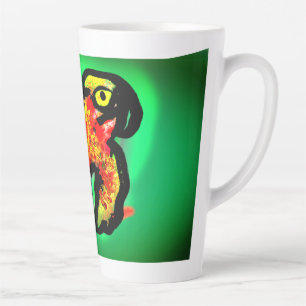 Regenwald Chamäleon Kunst Milchtasse