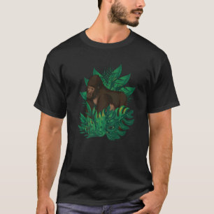 Regenwald Gorilla Affe Tier Gorilla T-Shirt