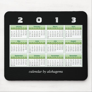 Regenwald Grün 2013 Kalender Mauspad
