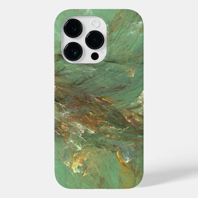 Regenwald-Jasperstein-Kunstetui Case-Mate iPhone 14 Pro Hülle (Rückseite)