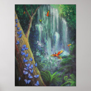 Regenwald-Magie Poster