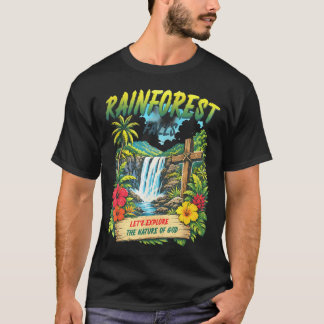 Regenwald Wasserfälle Vbs 2026 Die Natur Erforsche T-Shirt