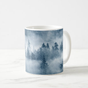 Regenwaldwolken im Pazifik im Nordwesten Kaffeetasse