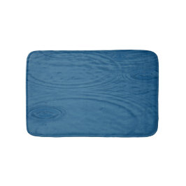 Regenwellen (Blaue Wasserwaagen) Badematte