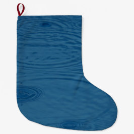 Regenwellen (Blaue Wasserwaagen) Großer Weihnachtsstrumpf