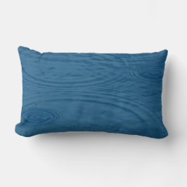 Regenwellen (Blaue Wasserwaagen) Lendenkissen