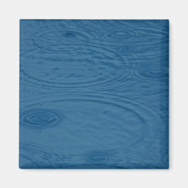 Regenwellen (Blaue Wasserwaagen) Magnet