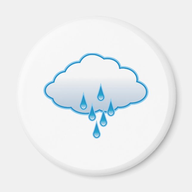Regenwolke Magnet (Vorne)
