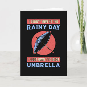 Regenwolke Regenschirm Raindrop Wetter Rainy Gesch Karte