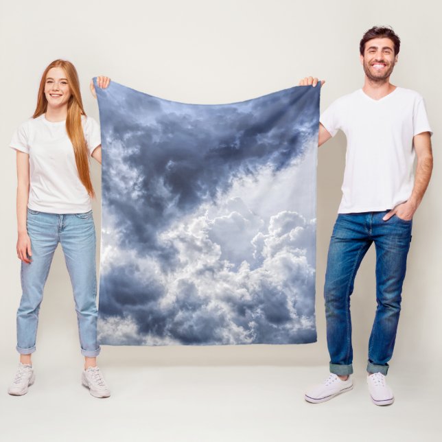 Regenwolken-Fleecedecke Fleecedecke (Beispiel)