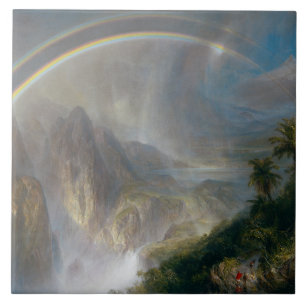 Regenzeit in den Tropen Fliese