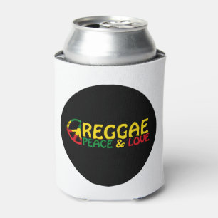 Reggae Art mit positiven Worten Frieden und Liebe Dosenkühler