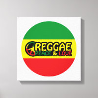 Reggae Art mit positiven Worten Frieden und Liebe