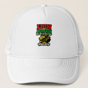 Reggae-Design Herren T-Shirt Truckerkappe