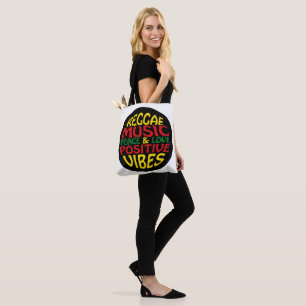 Reggae-Design mit positiven Redewendungen und Zita Tasche