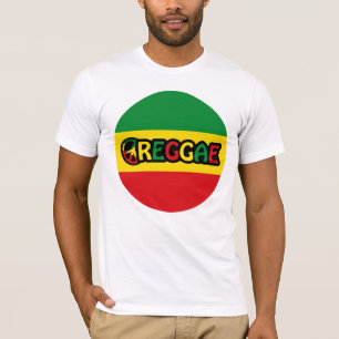 Reggae-Design mit Reggaefarben T-Shirt