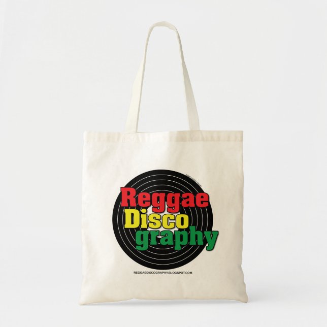Reggae-Diskographie-Vinyl Tragetasche (Vorne)