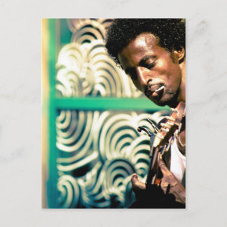 Reggae Guitar Man Postkarte