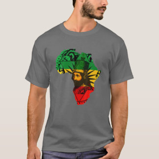 Reggae Haile Selassie Rastafarian Jamaican Äthiopi T-Shirt