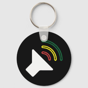 Reggae hören Schlüsselanhänger