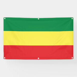 Reggae Jah Rastafari Mouvement bannière rastafari