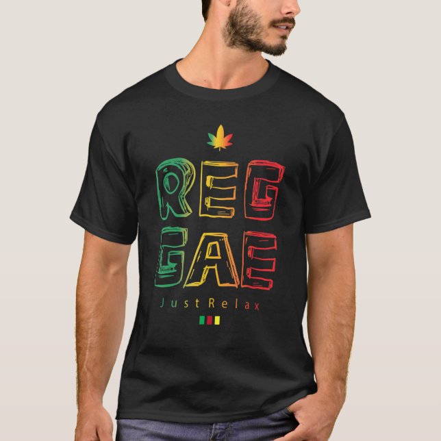 Reggae Just Relax T-Shirt (Vorderseite)
