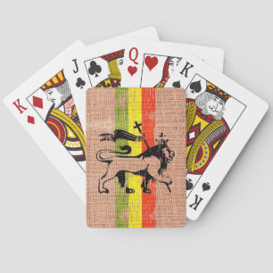 Reggae-König Löwe Spielkarten