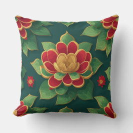 Reggae Lotus Blume Kissen