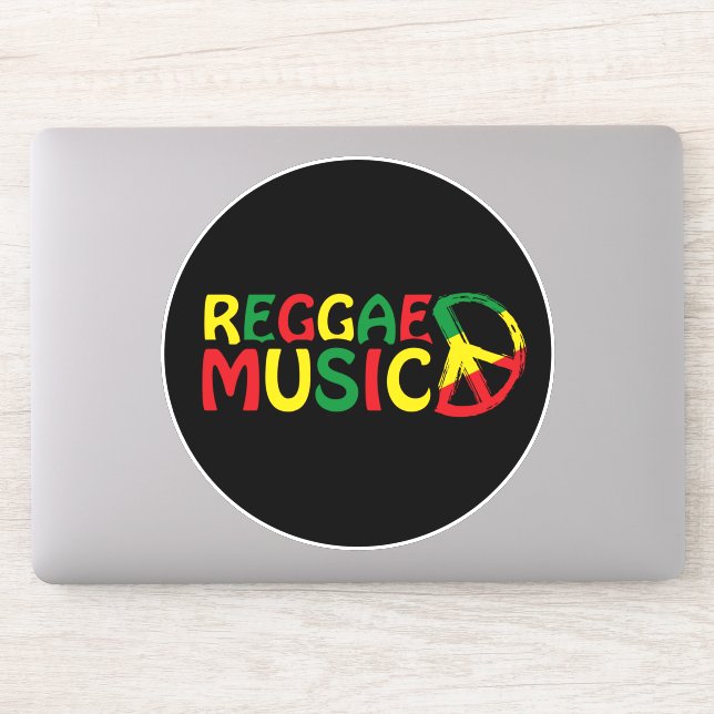 Reggae Music Design, Reggae Art Aufkleber (Computer)